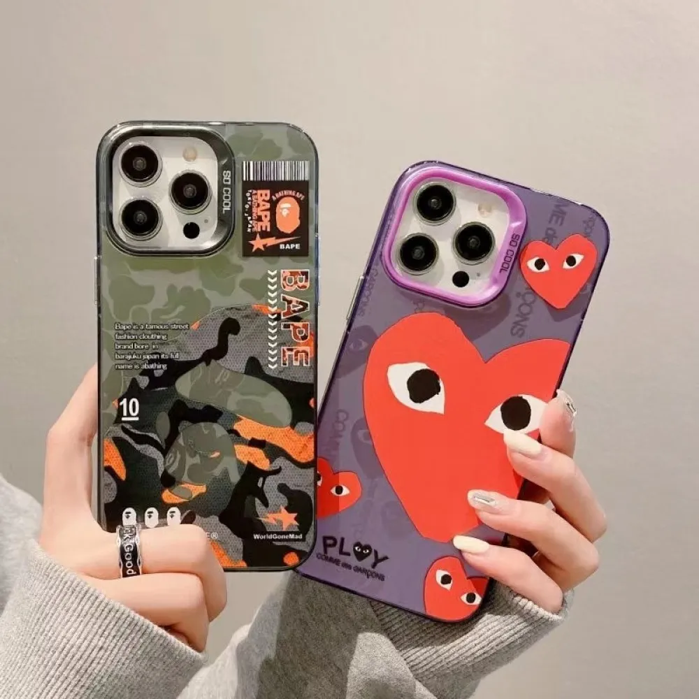 BAPE かわくぼ れい  ファッション   iPhoneケース  気質  スマホケース