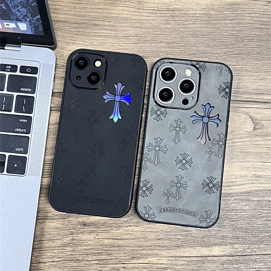 Chrome Hearts 全機種対応 おすすめ iPhone15 保護性アップ シンプル スマホケース